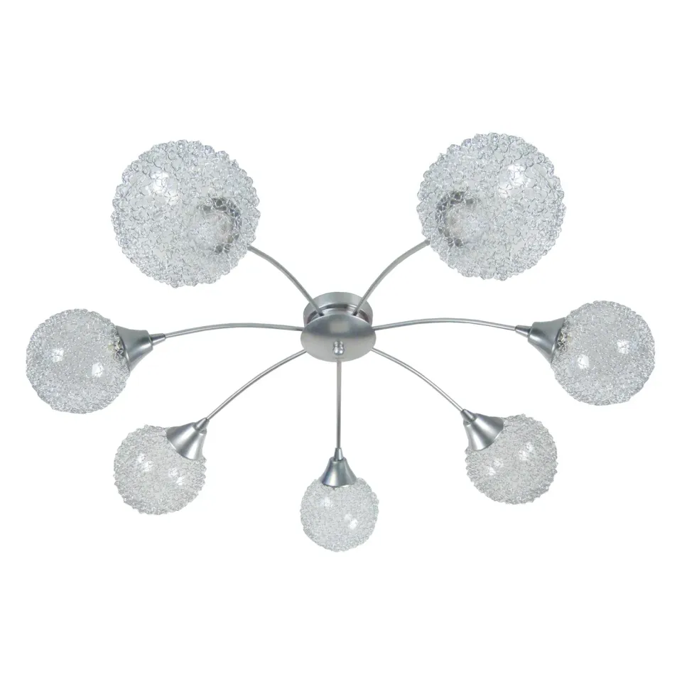 Tosel Actuelle lampadario alluminio 68 cm vetro