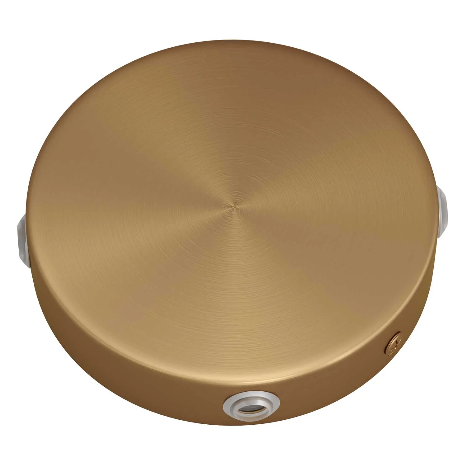 Creative Cables rosone soffitto 4 fori bronzo satinato