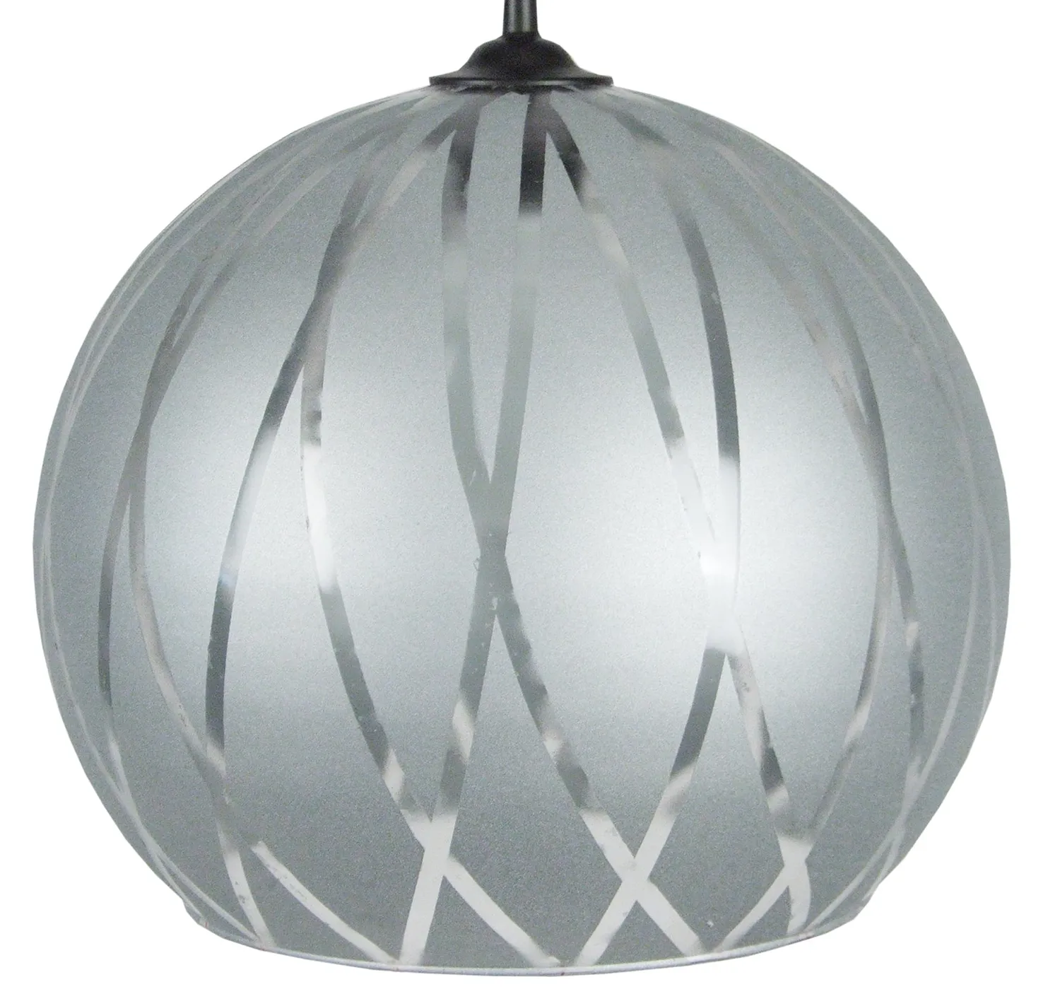 Tosel Bia sospensione globo in vetro satinata 30x100 cm