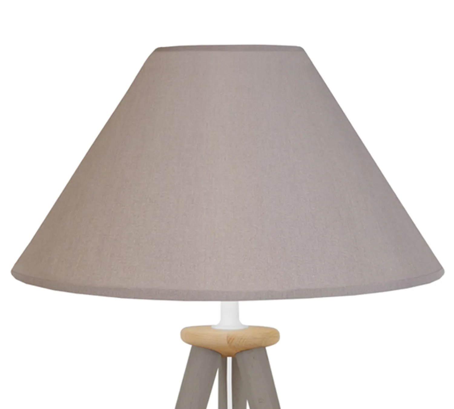 Tosel Arhus lampada da tavolo naturale 30x42 cm treppiede