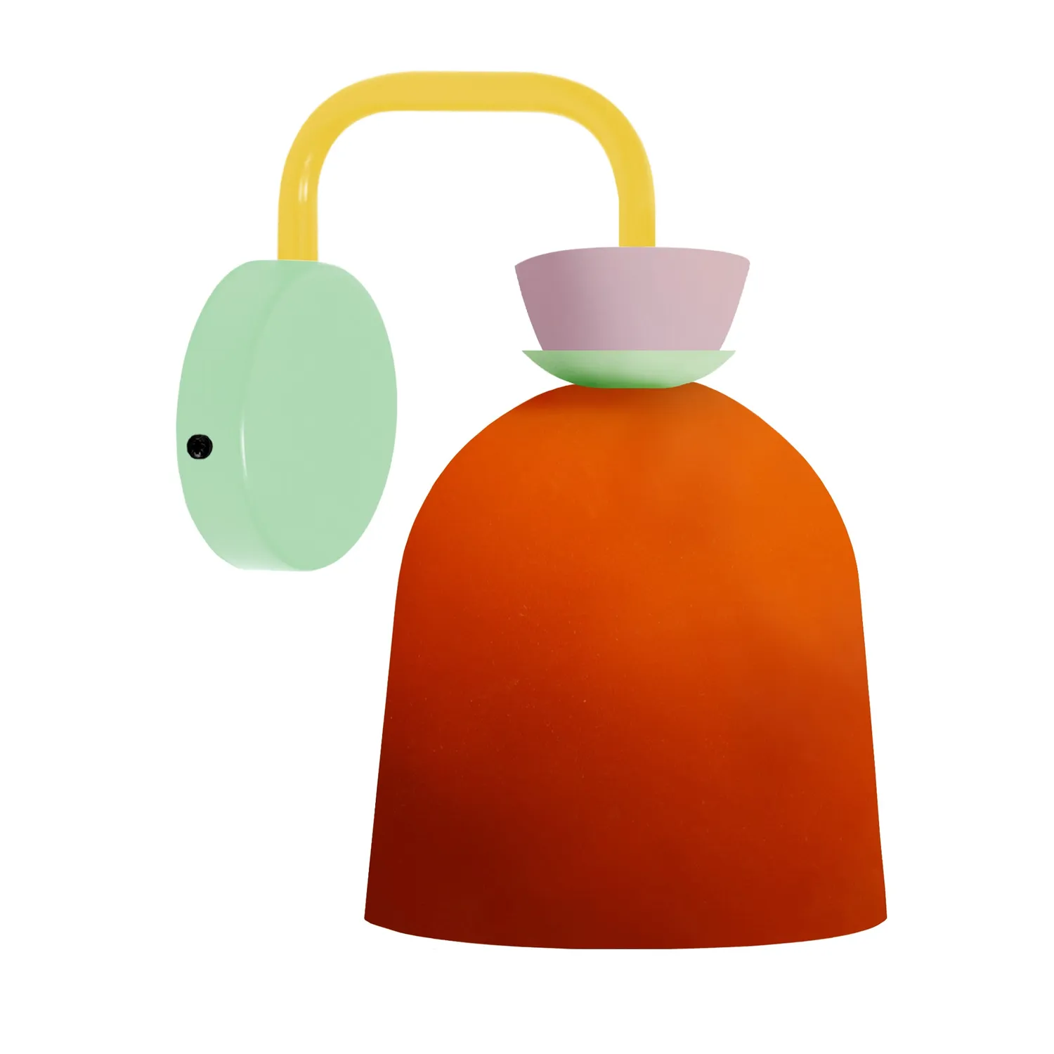 Tosel Brita applique parete snodata 23x27cm metallo