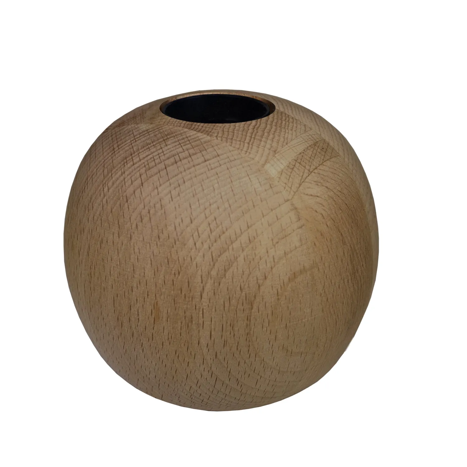 Tosel Boule base lampada comodino 11x10cm naturale legno