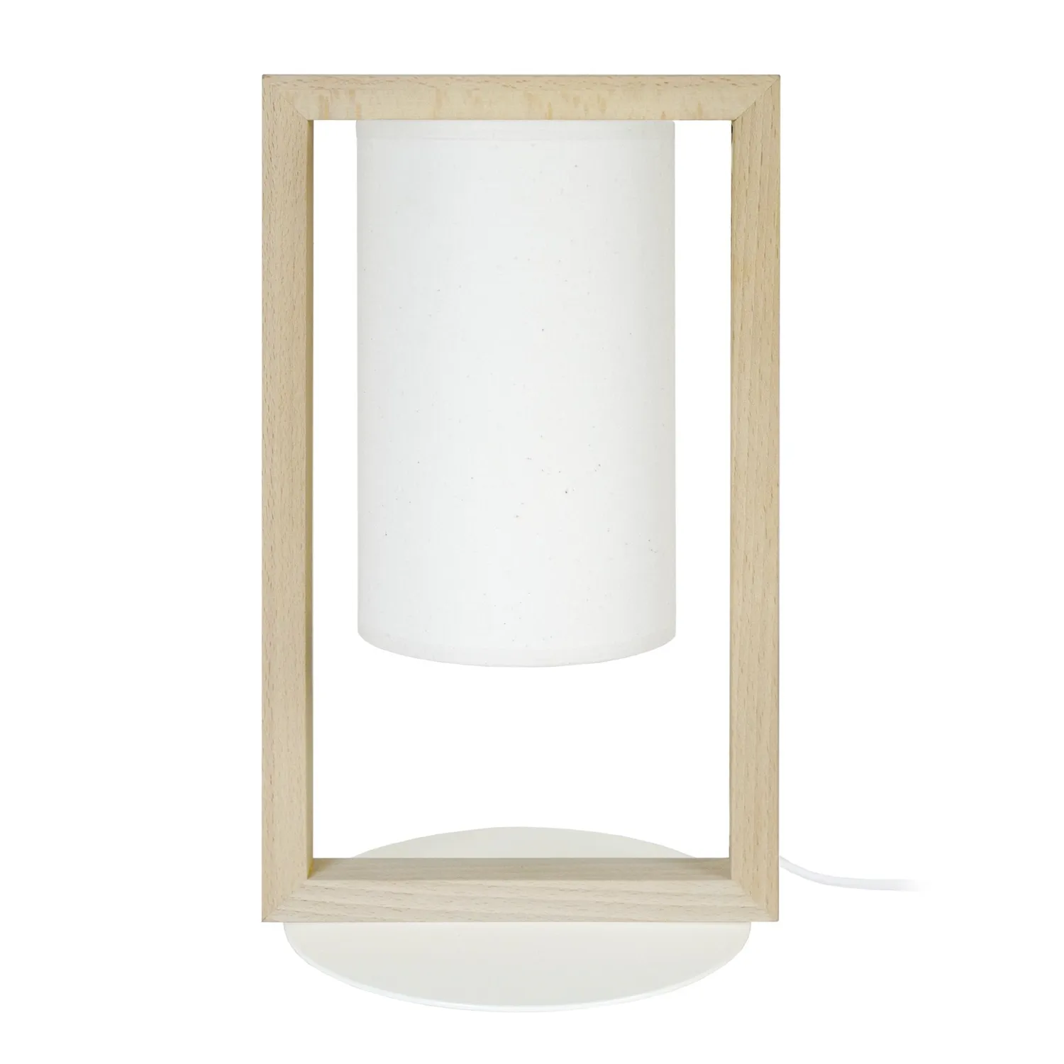 Tosel La Défense lampada tavolo 20x34cm naturale taupe