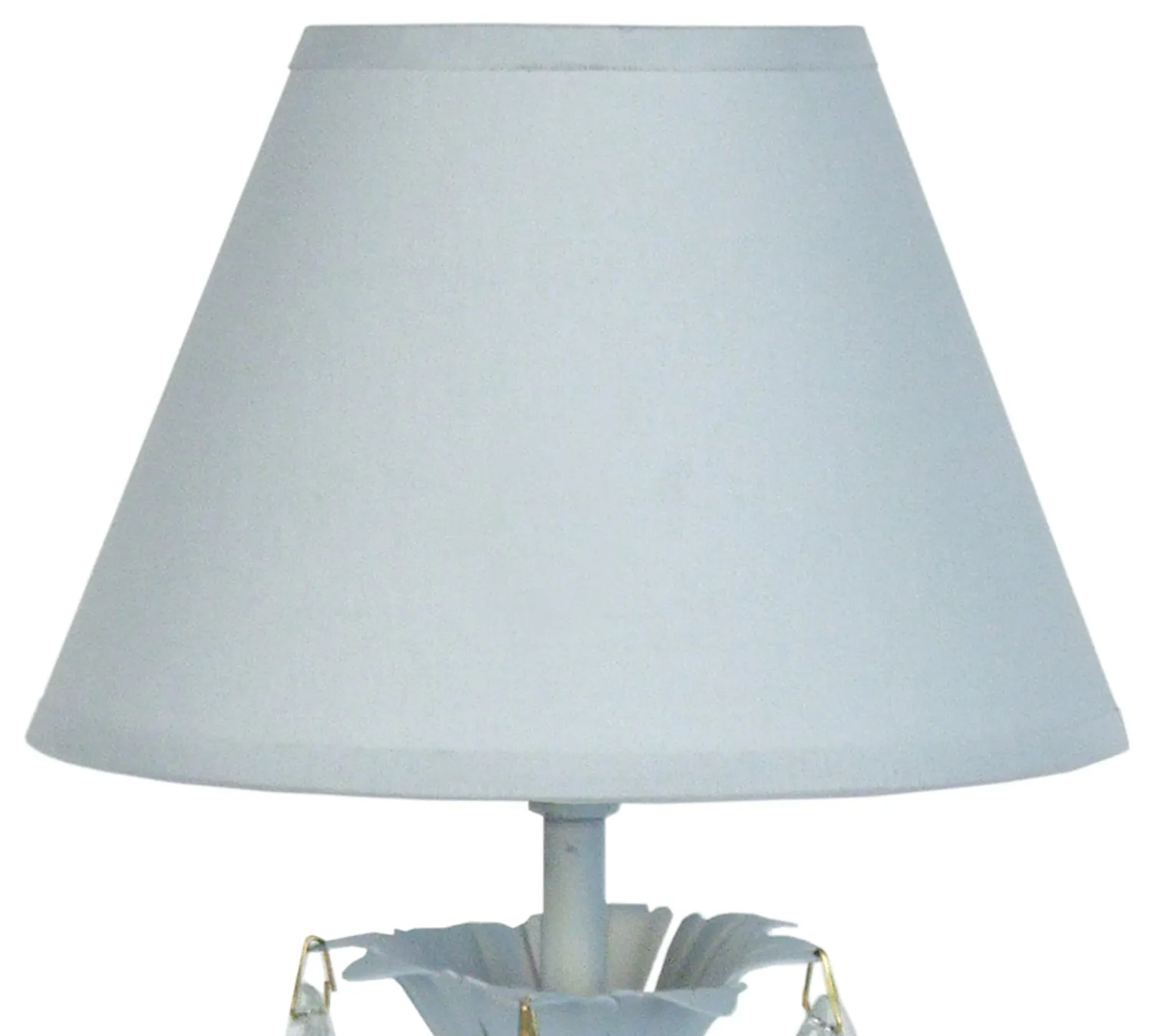 Tosel Pampilles lampada tavolo bianco colonna E14