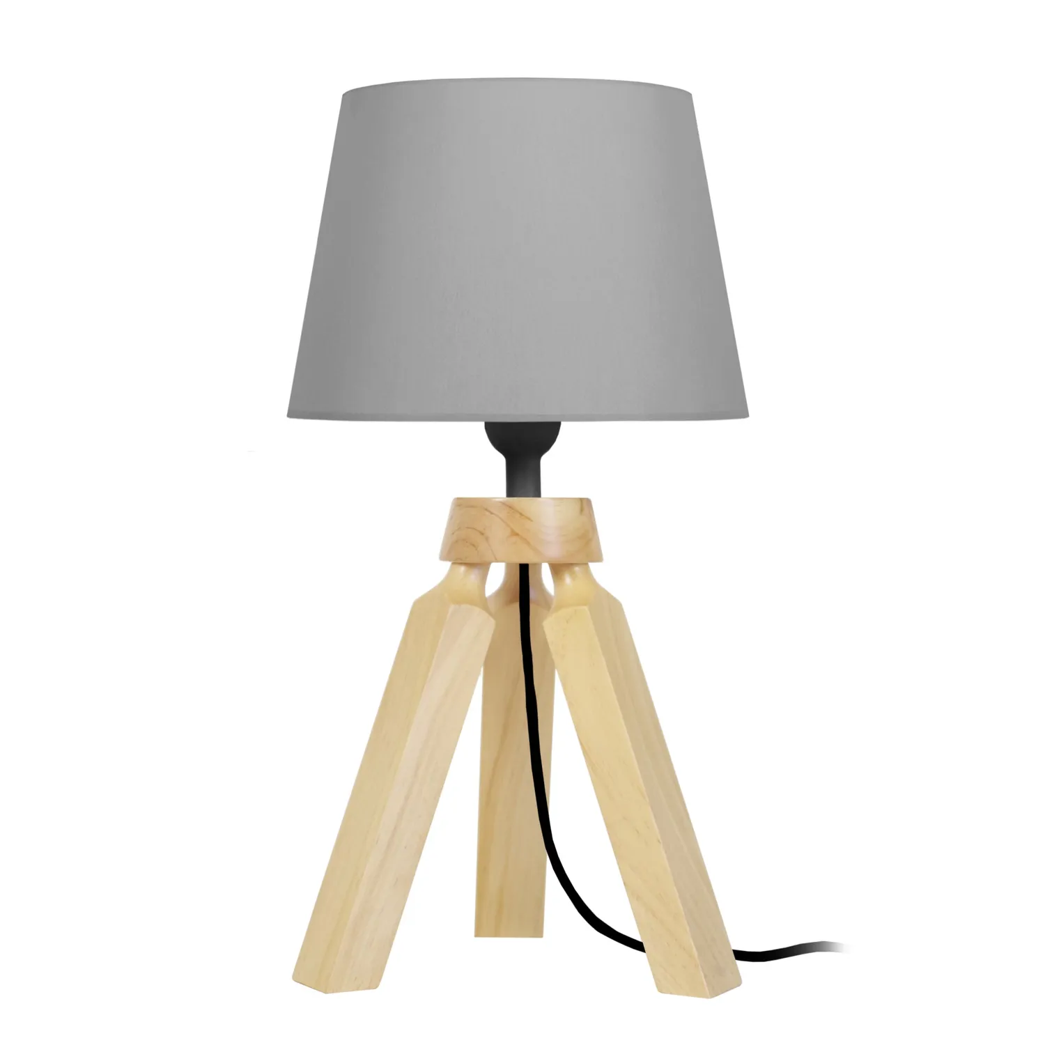 Tosel Gaby lampada da tavolo treppiede bianco 30 cm