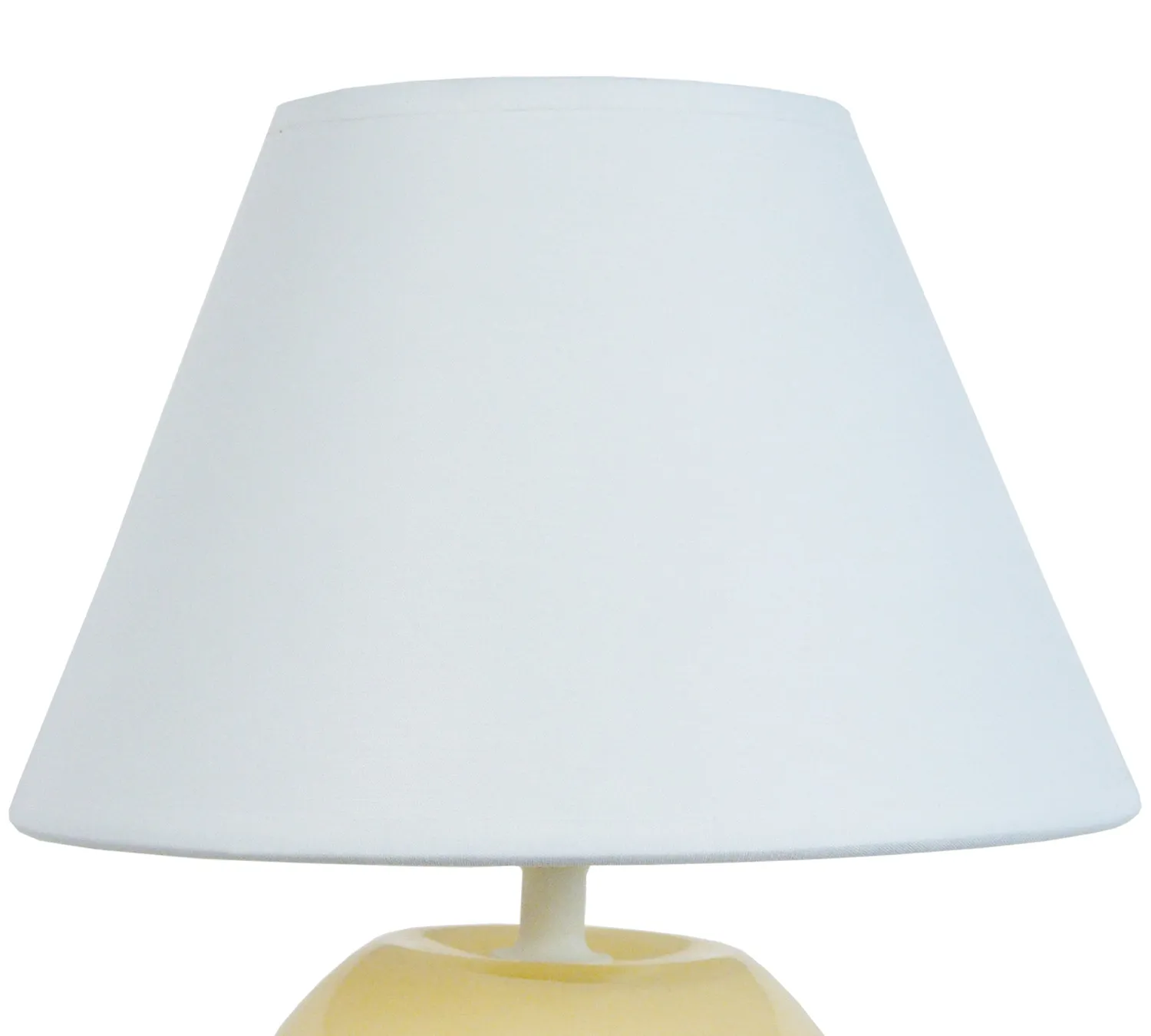 Tosel Alina lampada da tavolo vetro crema 48 cm