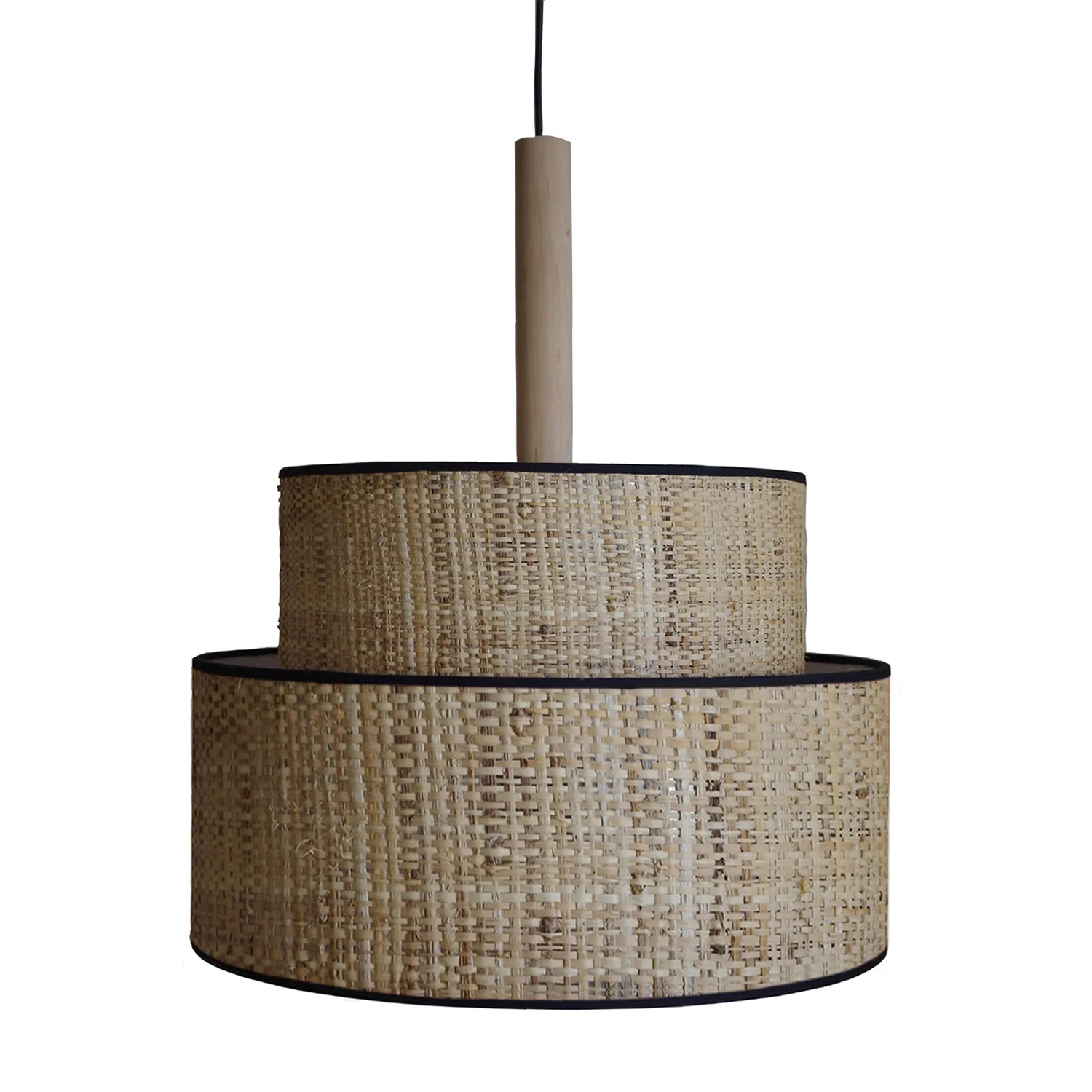 Tosel Luana 60 sospensione fibra 60x100cm naturale
