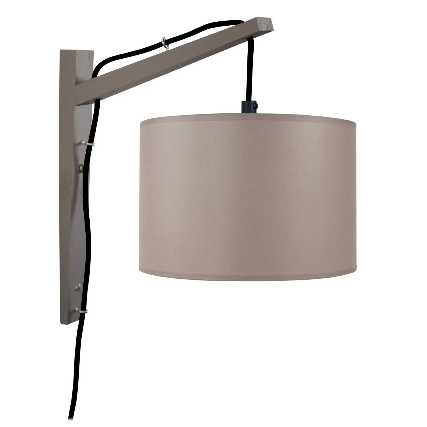 Tosel Kran applique legno naturale ecrù compatta