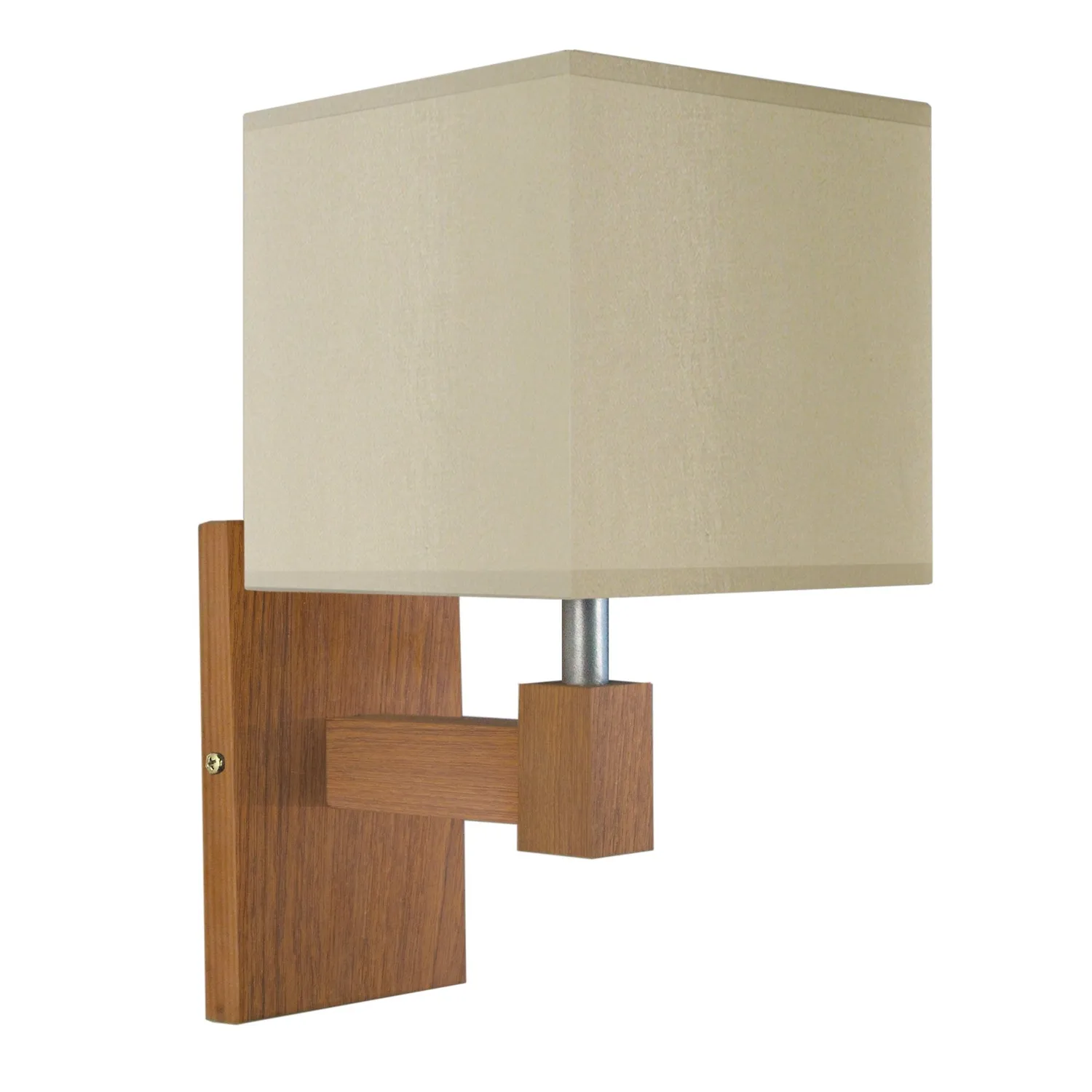 Tosel Frigga applique legno naturale ecrù 21 cm E14