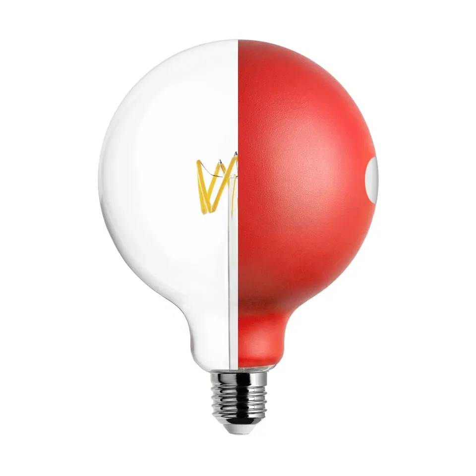 Creative Cables Talia G125 lampadina LED E27 rossa dimmerabile