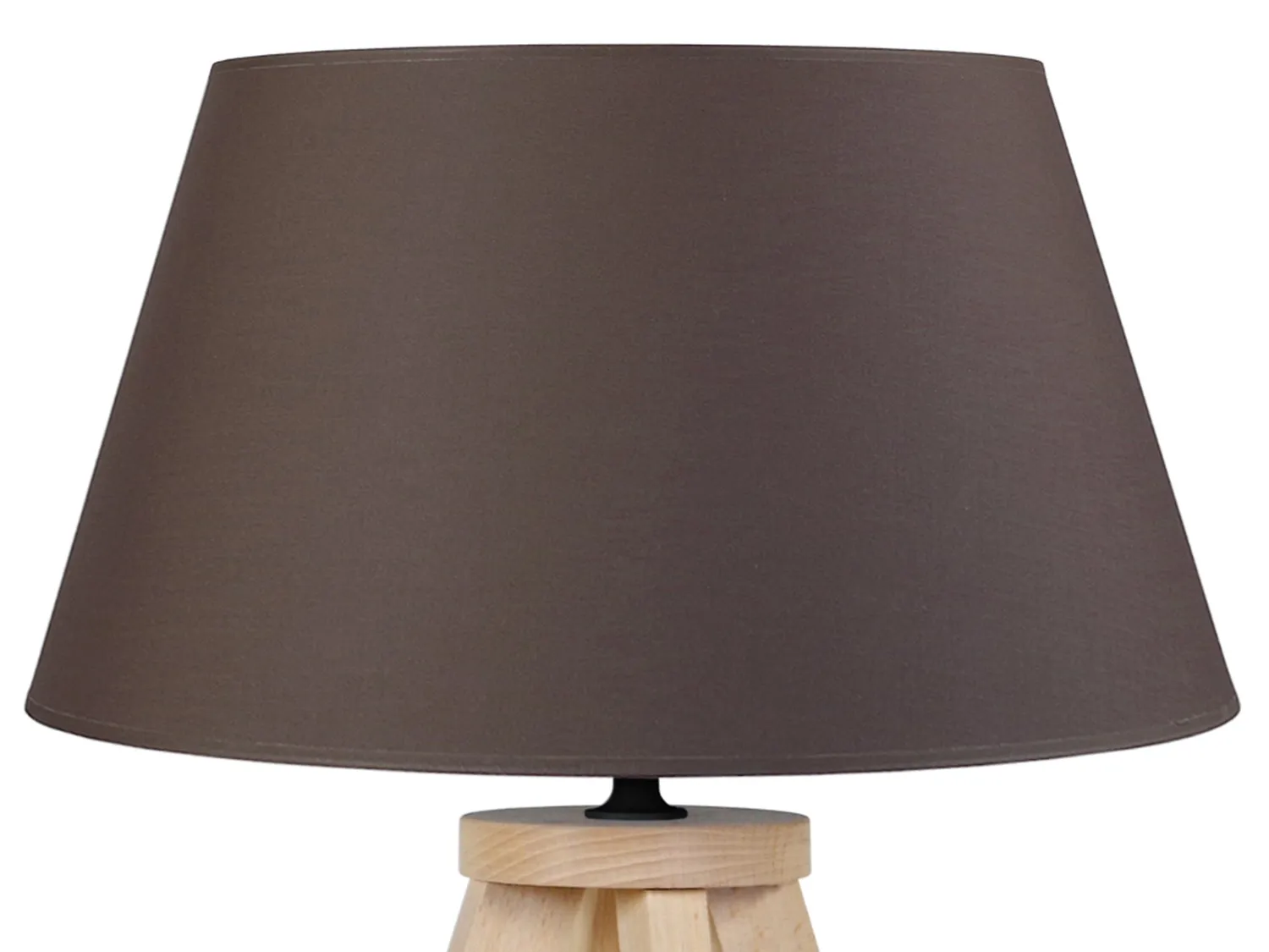 Tosel Skara lampada tavolo legno naturale bianco