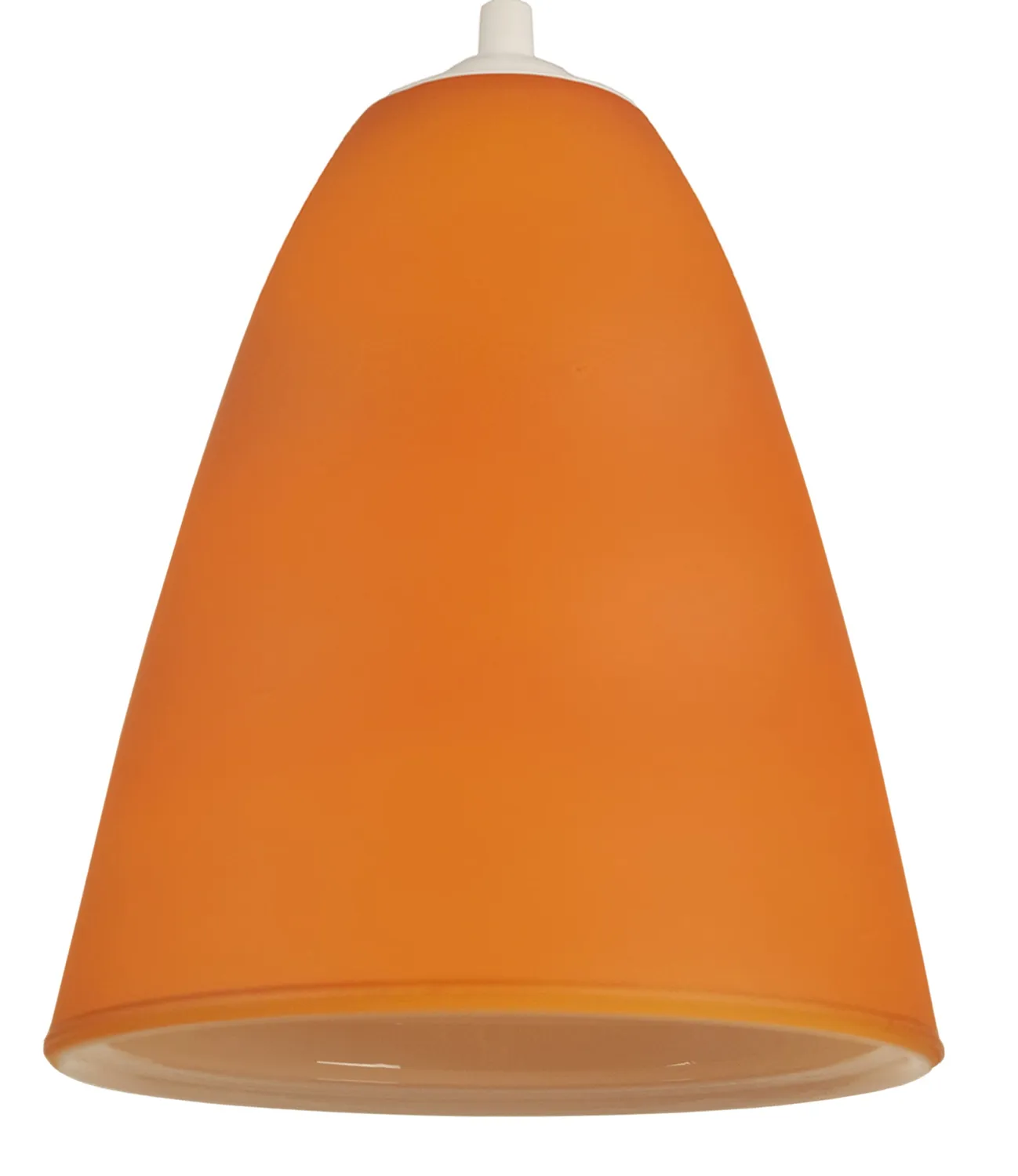 Tosel Balle Verre sospensione bianca 15 cm conica