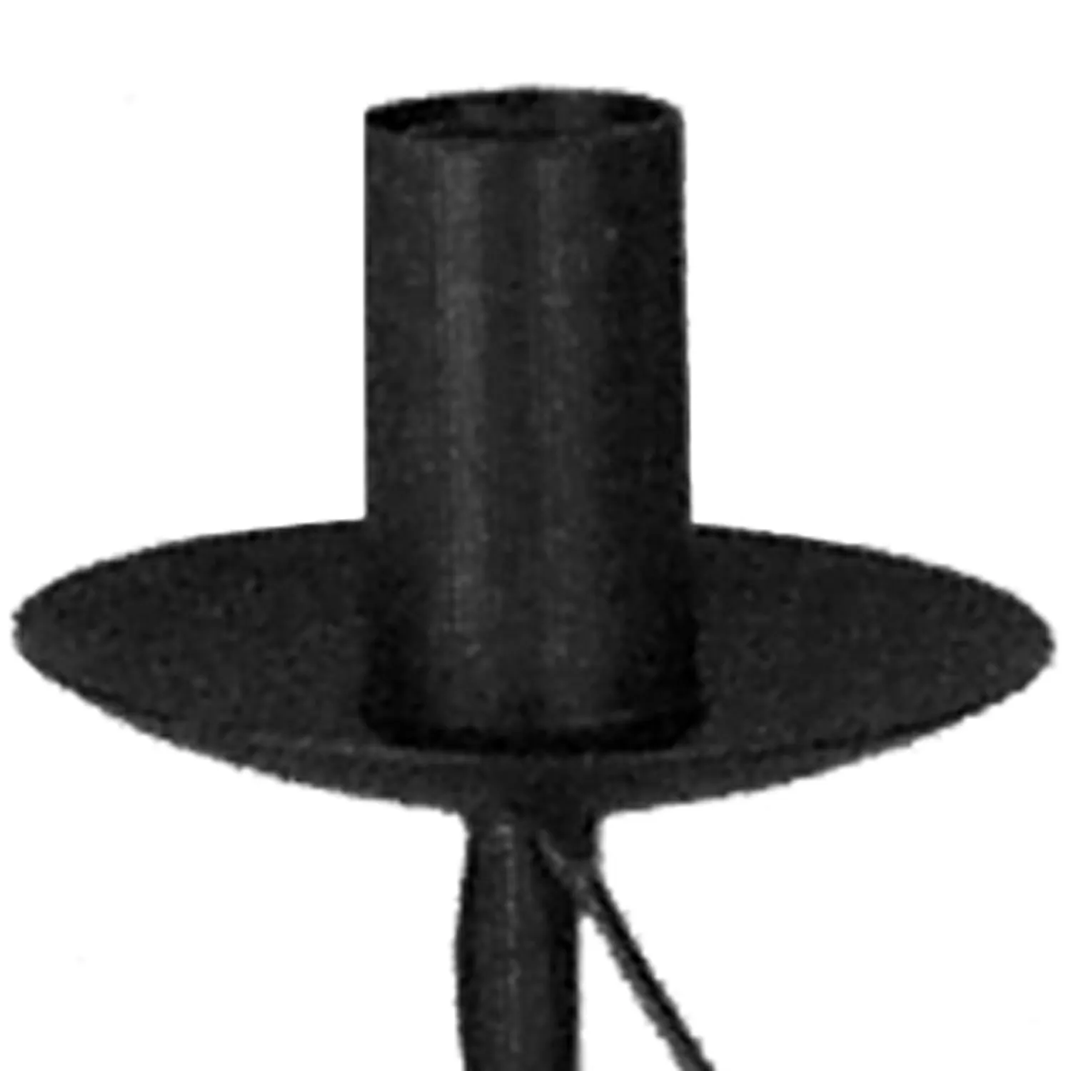 Tosel Provençale Lampadario 3 Luci Nero 50x90 cm