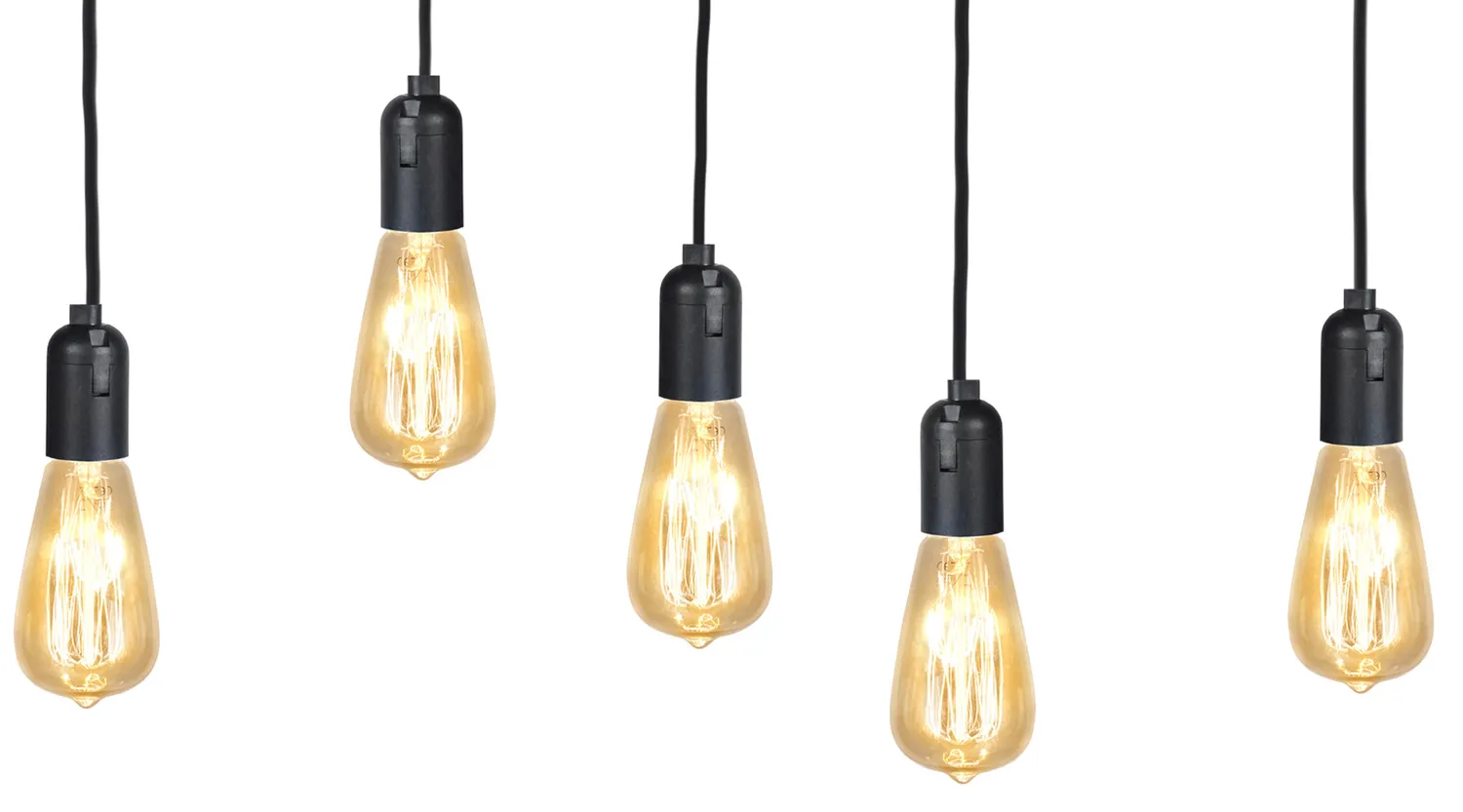 Tosel Brooklyn plafoniera naturale-nera 70x180 cm legno