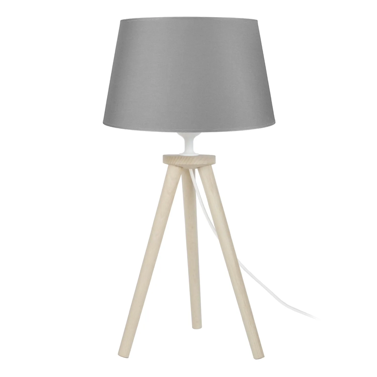 Tosel Utgard lampada tavolo treppiede naturale ecrù 30x44cm