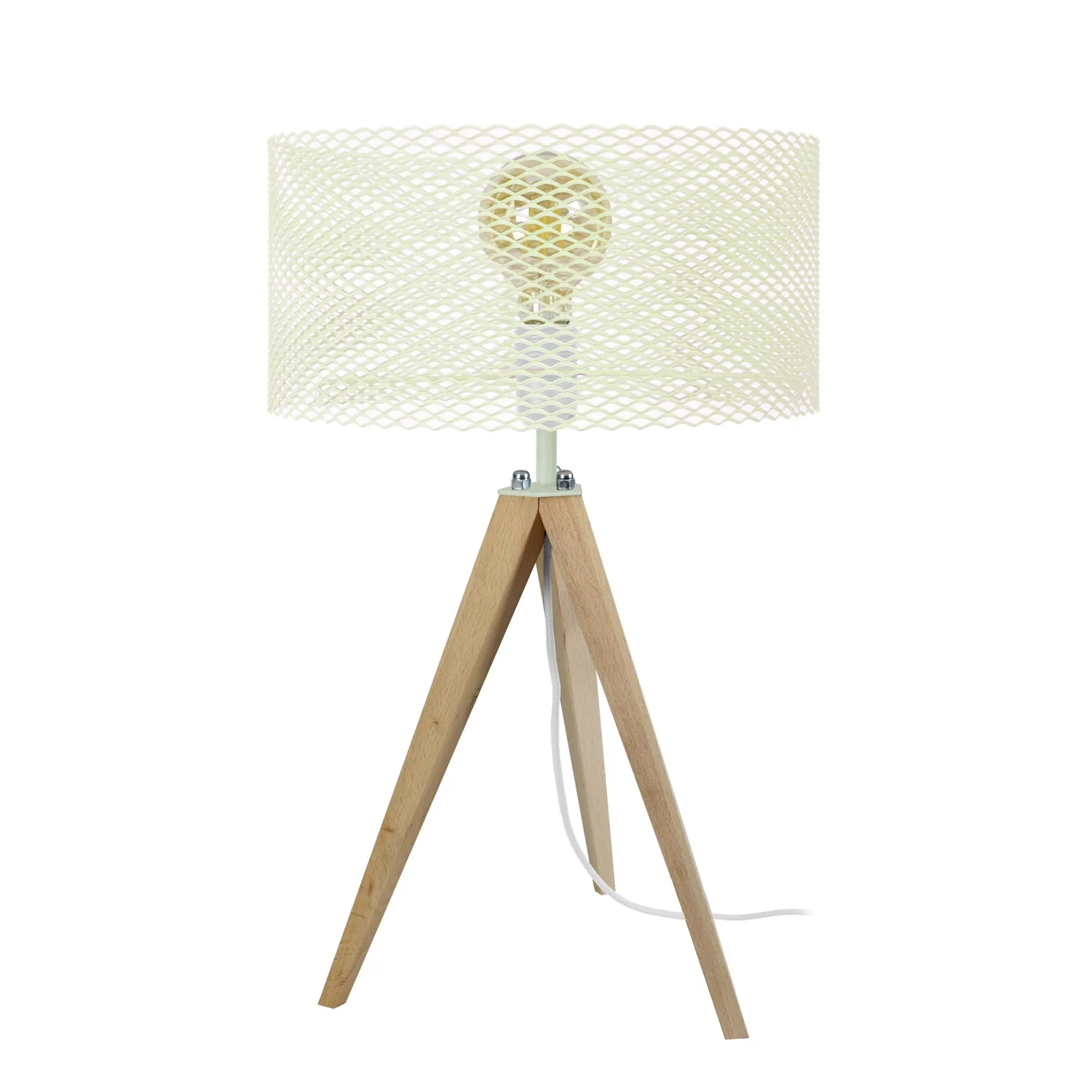 Tosel Adonis lampada tavolo 54 cm nera