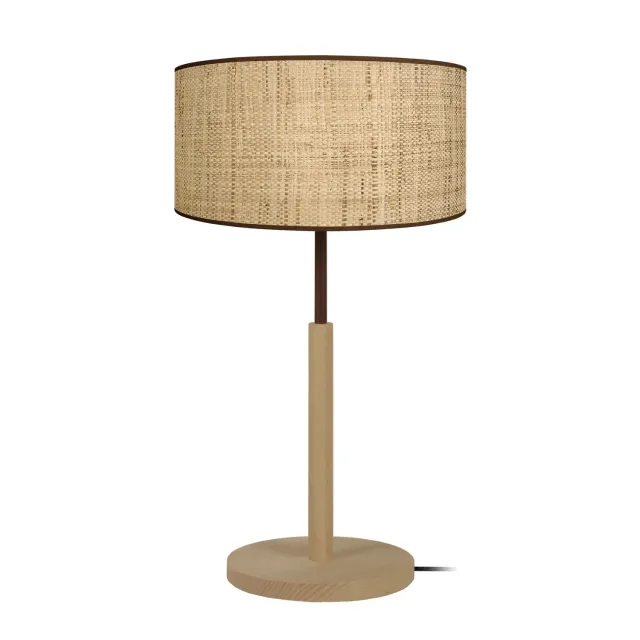 Tosel Cochin lampada da tavolo legno 30x54cm naturale