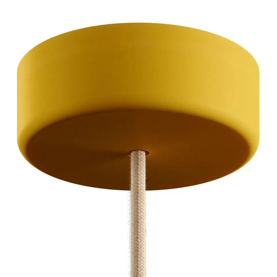 Creative Cables Eiva rosone soffitto esterno IP65 senape