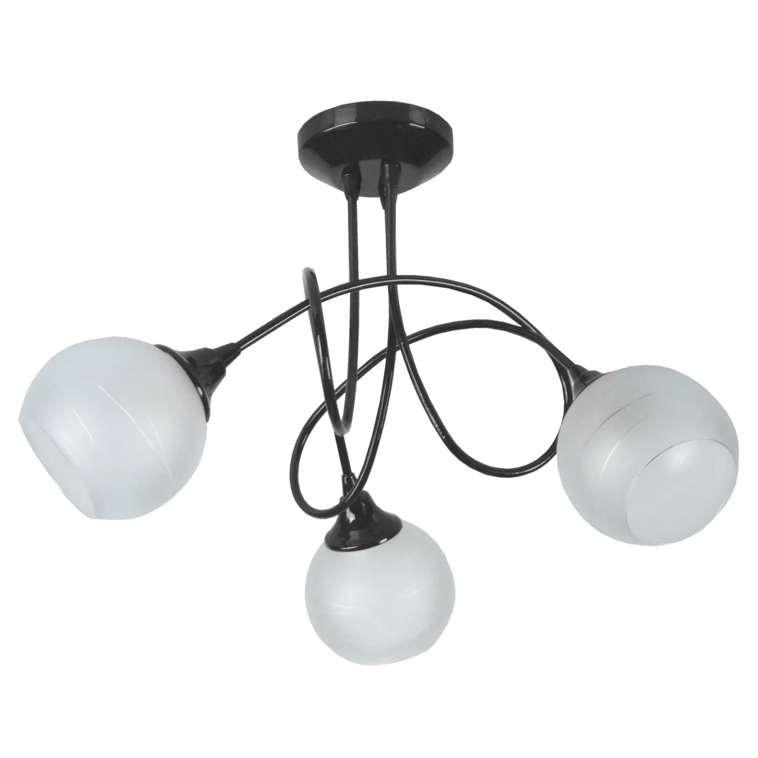 Tosel Actuelle lampadario 48 cm avorio 3xG9