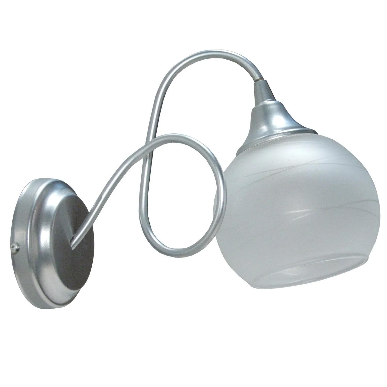 Tosel Actuelle applique vetro 20 cm nera G9
