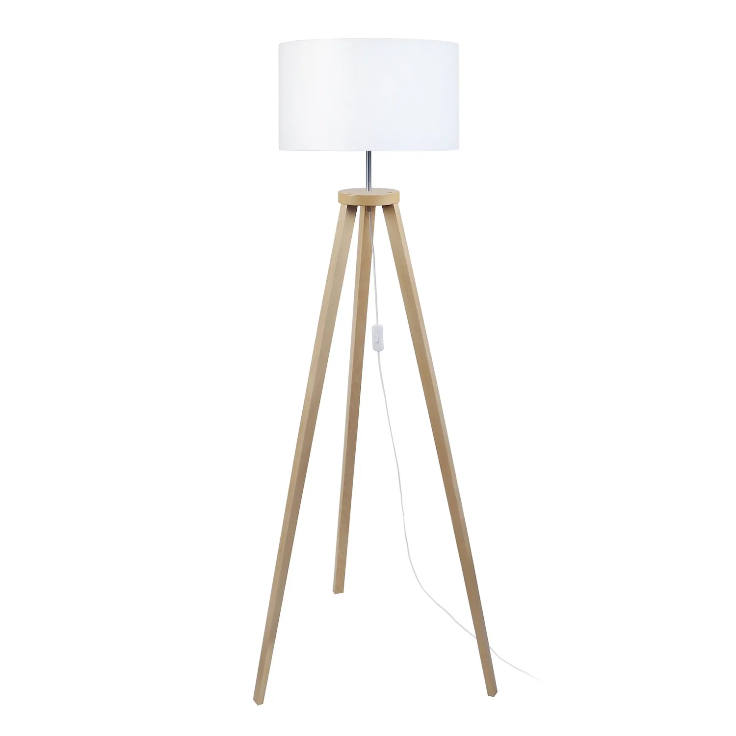 Tosel Malmo Piantana Treppiede 40x152 cm Bianca
