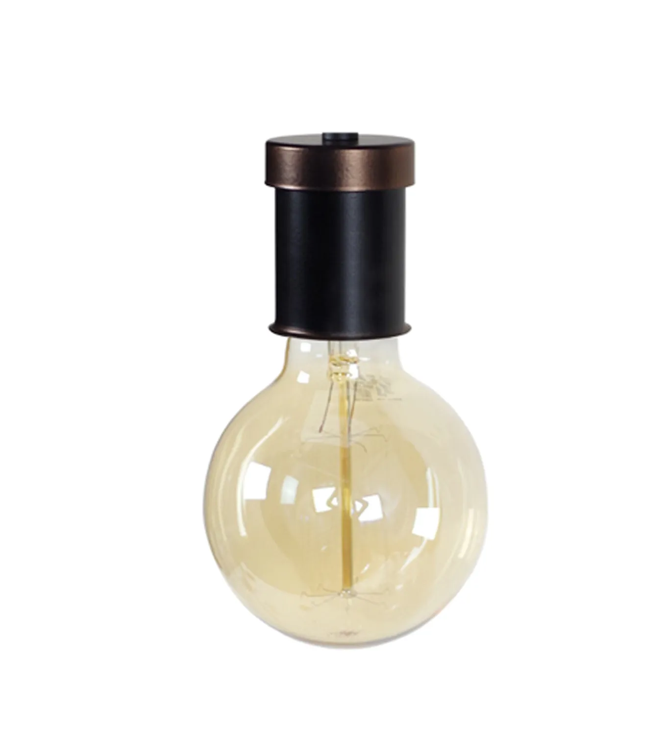 Tosel Krake lampadario 6 luci nero bronzo