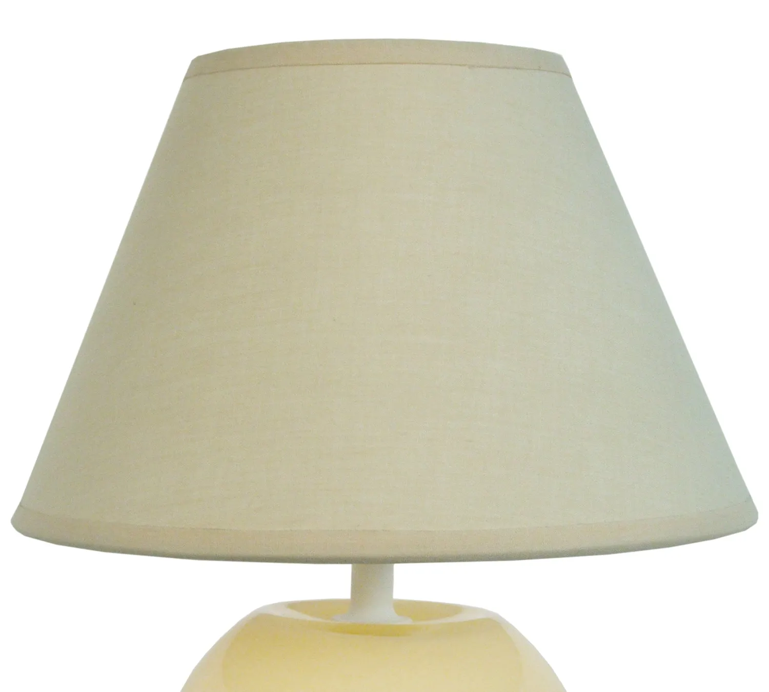 Tosel Alina lampada da tavolo vetro crema 48 cm