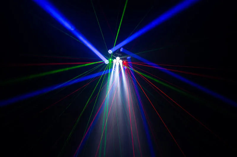 American DJ CenterDroid gioco di luce LED RGBW+laser